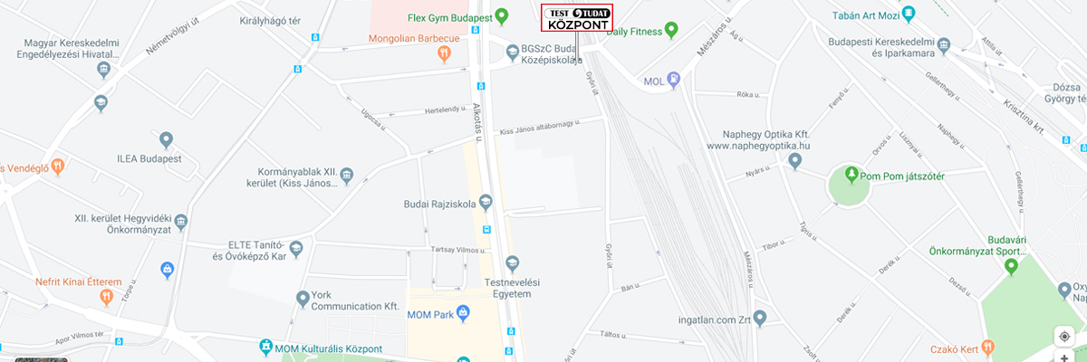 Test Tudat Központ Elérhetőség